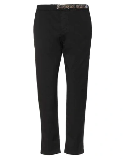 Shop White Sand 88 Casual Pants In Black