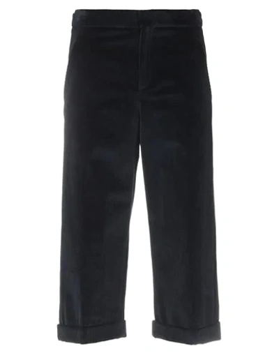 Neil Barrett Man Pants Midnight Blue Size 34 Cotton, Polyamide, Elastane In Dark Blue