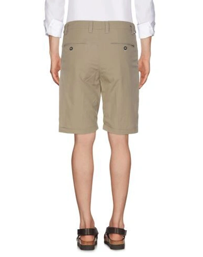 Paolo Pecora Man Shorts & Bermuda Shorts Khaki Size 30 Cotton, Elastane In Beige