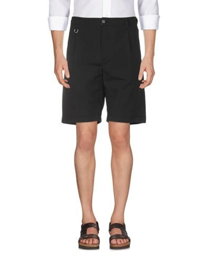 Paolo Pecora Man Shorts & Bermuda Shorts Black Size 30 Cotton, Elastane In Black