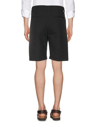Paolo Pecora Man Shorts & Bermuda Shorts Black Size 30 Cotton, Elastane In Black