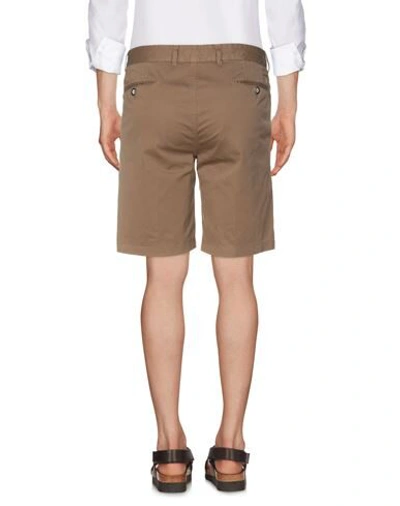 Shop Gabardine Man Shorts & Bermuda Shorts Khaki Size 30 Cotton In Beige