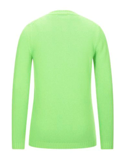 Shop Daniele Alessandrini Homme Sweaters In Light Green