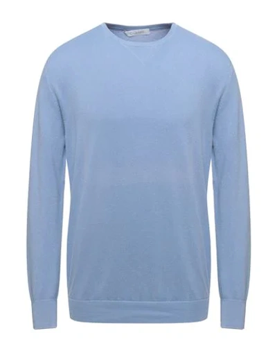 Shop Cruciani Sweaters In Sky Blue
