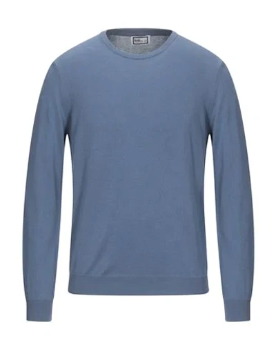 Shop Dress Up Sweaters In Slate Blue