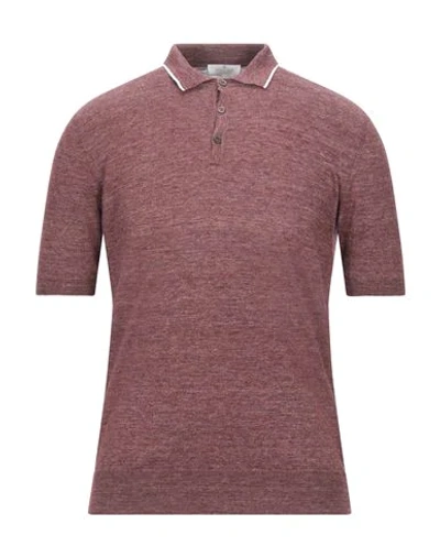 Shop Panicale Sweaters In Brick Red