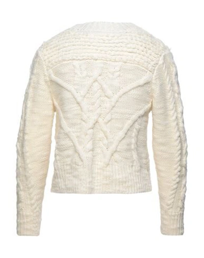 Shop Isabel Marant Étoile Woman Sweater Ivory Size 6 Wool In White