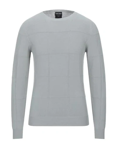 Shop Giorgio Armani Man Sweater Grey Size 44 Viscose, Polyester