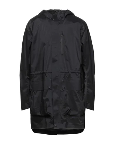 Shop Belstaff Man Overcoat Black Size 34 Polyamide, Polyurethane, Elastane