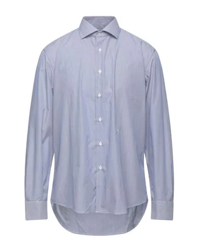 Shop Tru Trussardi Shirts In Blue