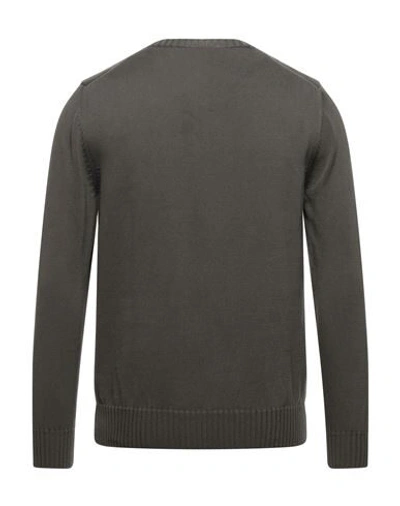 Drumohr Man Sweater Military Green Size 46 Cotton In Green