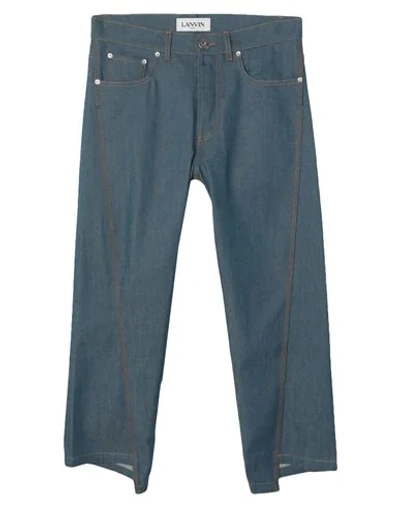 Shop Lanvin Jeans In Blue