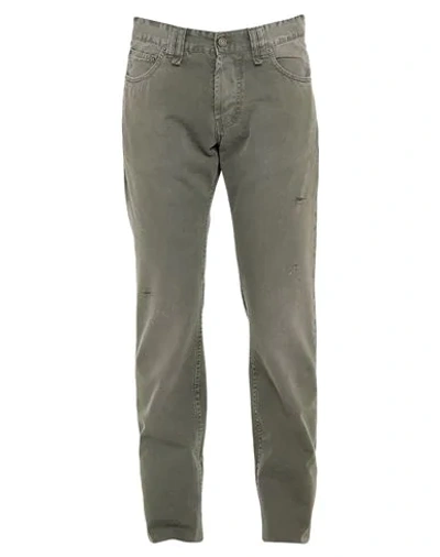 Shop Galliano Jeans In Military Green