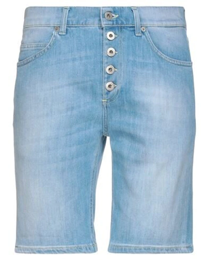 Shop Dondup Denim Shorts In Blue