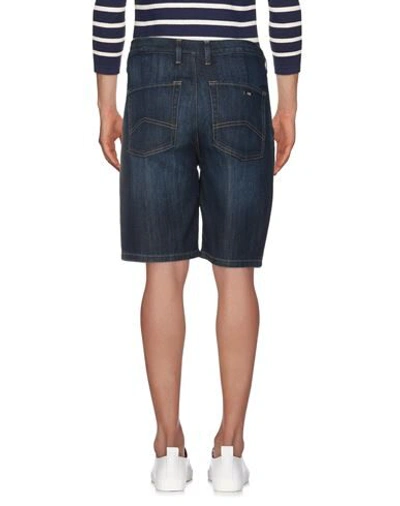 Shop Armani Exchange Man Denim Shorts Blue Size 31 Cotton, Elastomultiester, Elastane