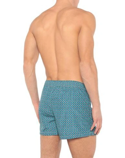 Shop Drumohr Swim Trunks In Dark Blue