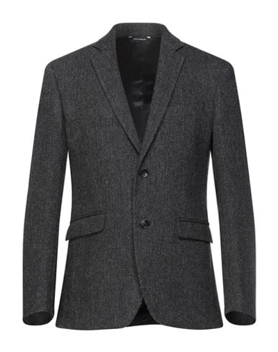 Shop Dolce & Gabbana Suit Jackets In Lead