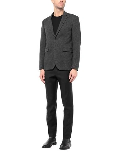 Shop Dolce & Gabbana Suit Jackets In Lead