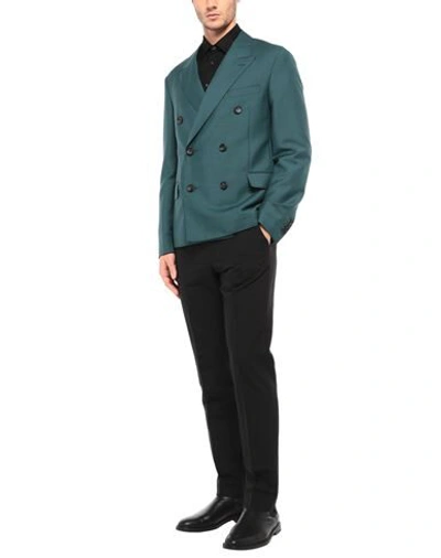 Lanvin Suit Jackets In Deep Jade