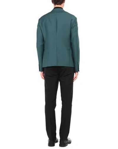 Lanvin Suit Jackets In Deep Jade