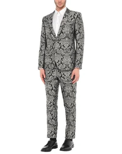 Shop Dolce & Gabbana Man Suit Black Size 36 Polyester, Acetate, Polyamide, Elastane