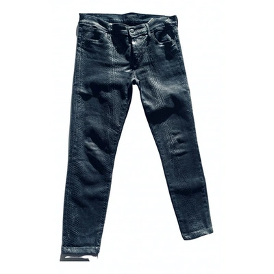 Pre-owned Koral Slim Pants In Black