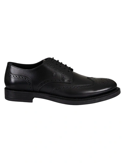 Shop Tod's Perforated Derby Shoes