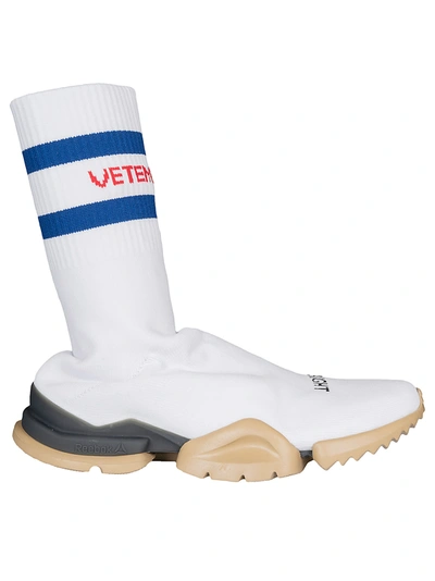Shop Vetements Sock Sneakers In White