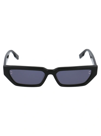Shop Mcq By Alexander Mcqueen Mq0302s Sunglasses In 001 Black Black Smoke