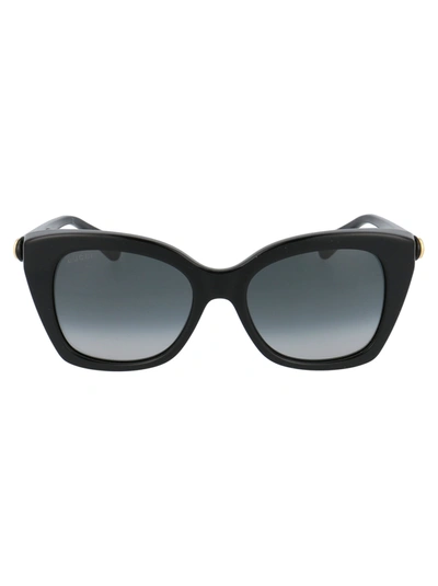 Shop Gucci Gg0921s Sunglasses In 001 Black Black Grey