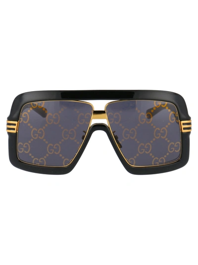 Shop Gucci Gg0900s Sunglasses In 001 Black Black Grey