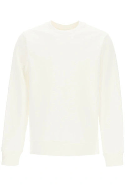 Shop Y-3 Classic Logo Crew Neck Sweatshirt In White (white)
