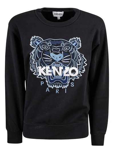 Shop Kenzo Tiger Sweatshirt In Noir