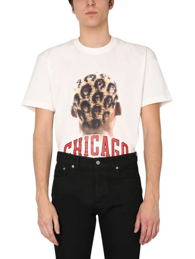 Shop Ih Nom Uh Nit Chicago Player T-shirt In Bianco