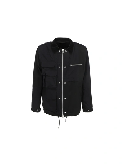 Shop Sacai Jacket In Black