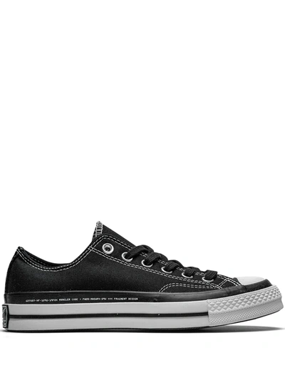 Shop Converse X Moncler Chuck Taylor All Star 70 "fragment Design" Sneakers In Black