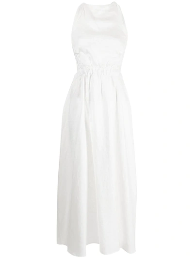 Shop Sir Alena Linen Maxi Dress In White