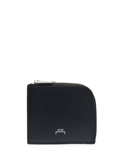 Shop A-cold-wall* Logo Detail Wallet In Black