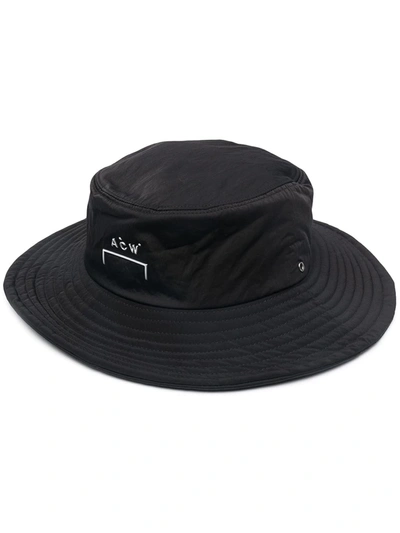 Shop A-cold-wall* Logo-embellished Bucket Hat In Black