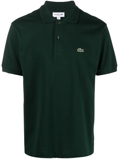 Shop Lacoste Crocodile-logo Polo Shirt In Green