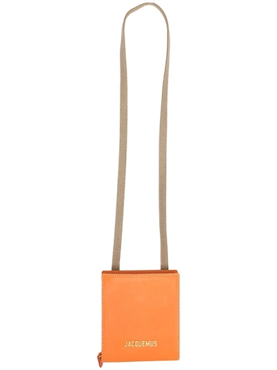 Shop Jacquemus Le Gadjo Mini Bag In Orange
