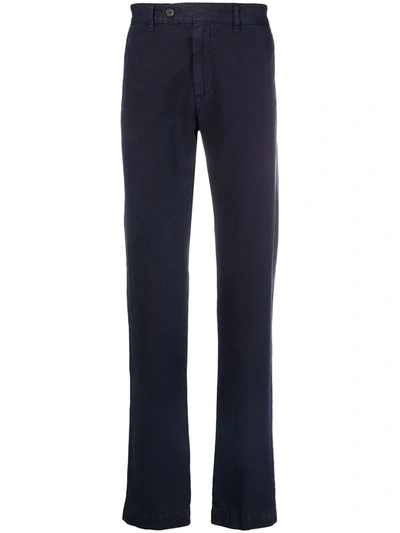Shop Massimo Alba Winch Slim-fit Trousers In Blue