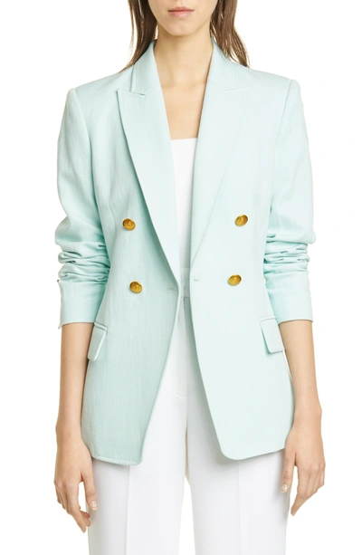 Shop A.l.c Sedgewick Ii Double Breasted Suiting Jacket In Mente