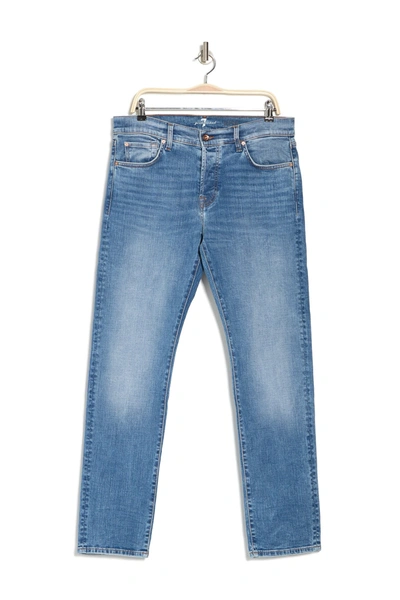 Shop 7 For All Mankind Adrien Tapered Leg Jeans In Jumeirah