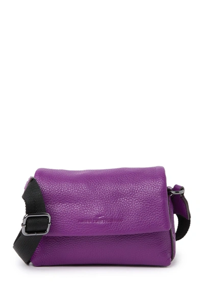 Shop Aimee Kestenberg Biggest Fan Leather Crossbody Bag In Violet
