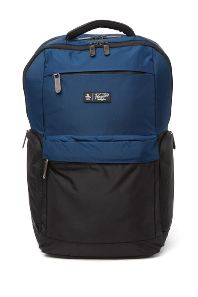 Shop Original Penguin Kicker Backpack In Navy