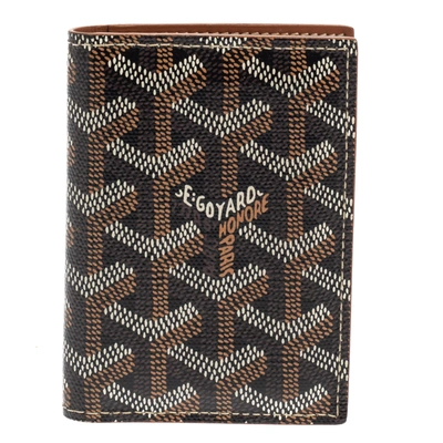 Pre-owned Goyard Ine Business Card Holder In Brown