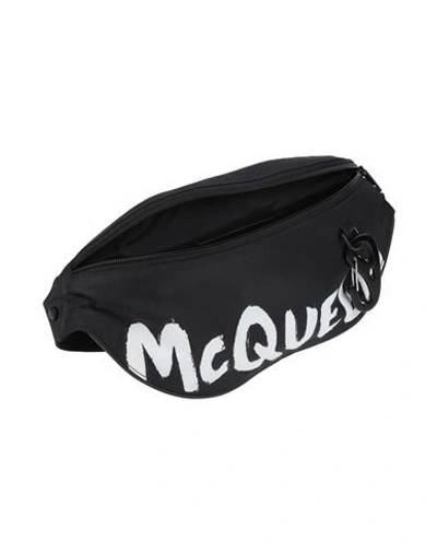 Shop Alexander Mcqueen Man Belt Bag Black Size - Textile Fibers
