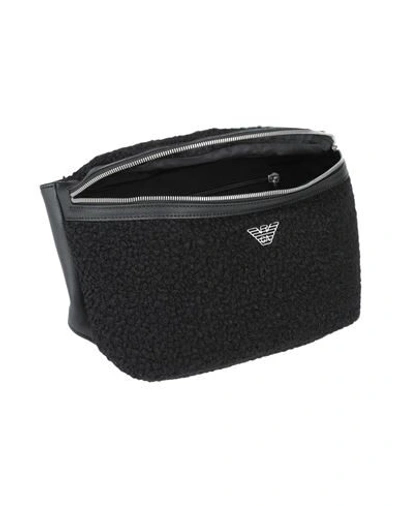 Shop Emporio Armani Man Belt Bag Black Size - Textile Fibers