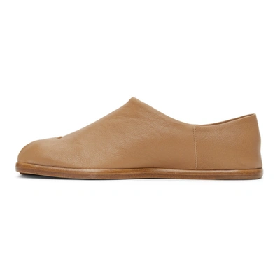 Shop Maison Margiela Beige Tabi Slippers In T4091 Nude